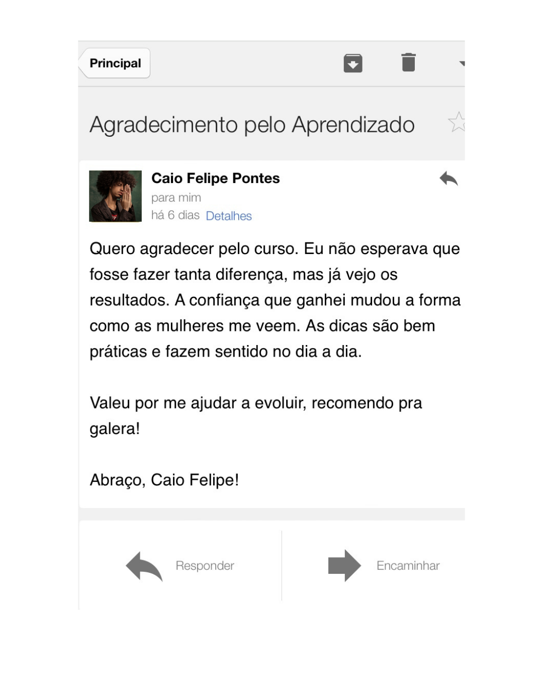 depoiemnto caio